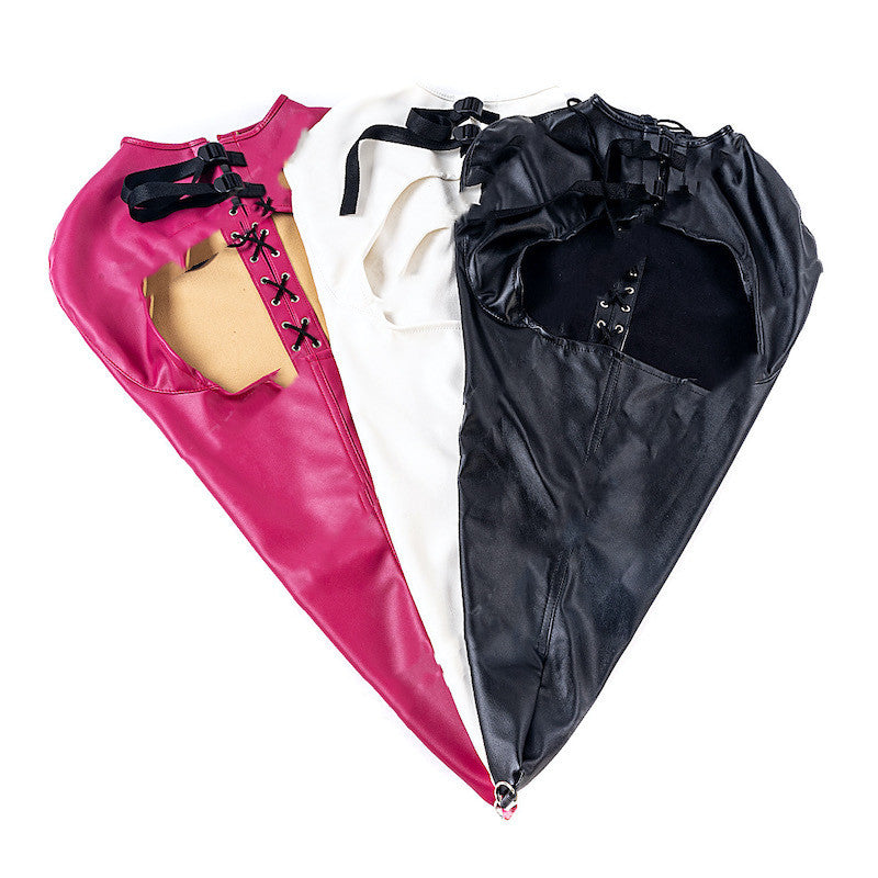 Men's And Women's Leather Lace-up Single Glove Corset