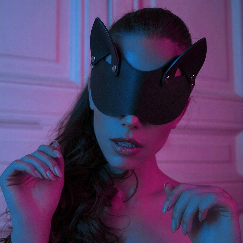 Punk Style Personality Blindfold Bunny Ears Mask