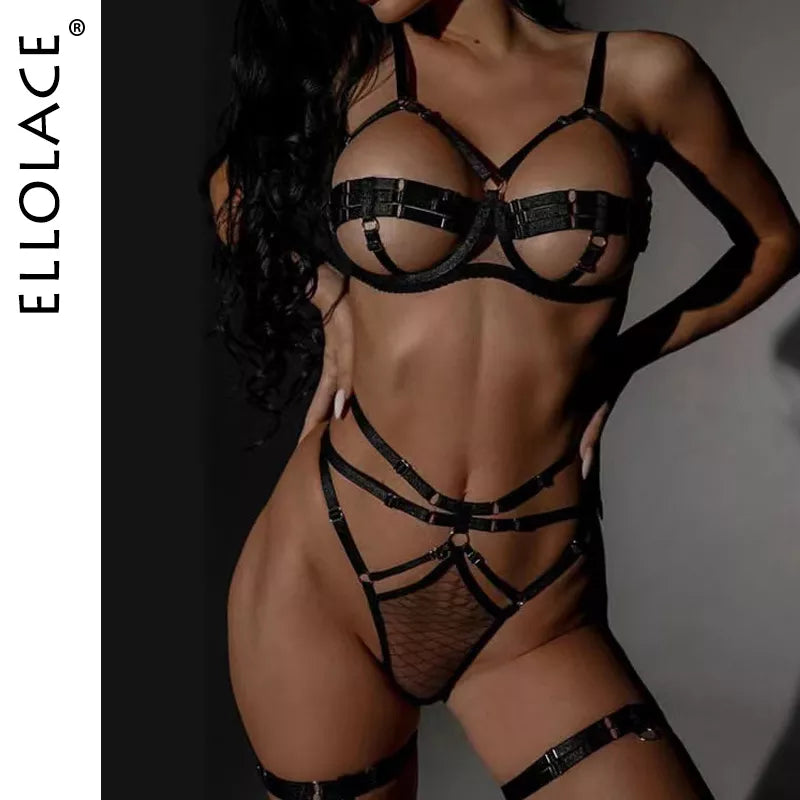 Lingerie y Underwear Women Body Sensual Costume Without Censure Luxury Open Bra Hot Intimate Set