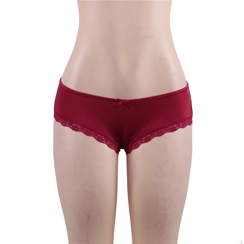 Lingerie pour femme - Slip triangle latéral en dentelle