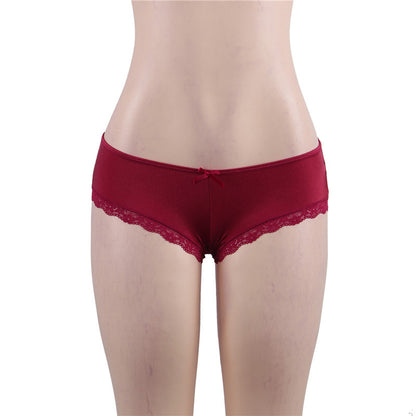 Lingerie pour femme - Slip triangle latéral en dentelle