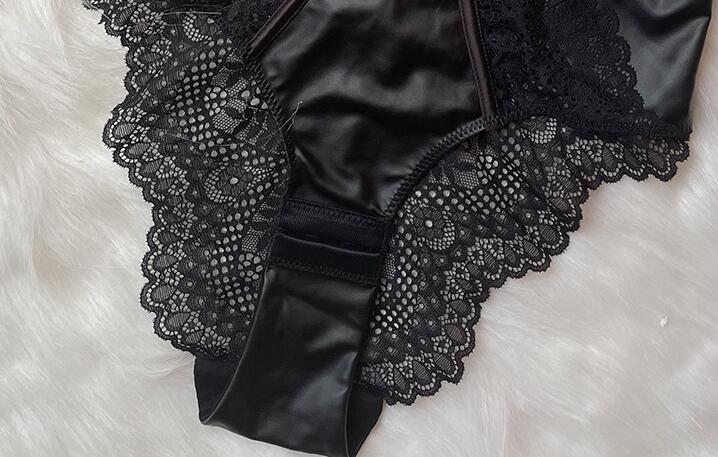 Body en dentelle sexy en cuir simple pour femme