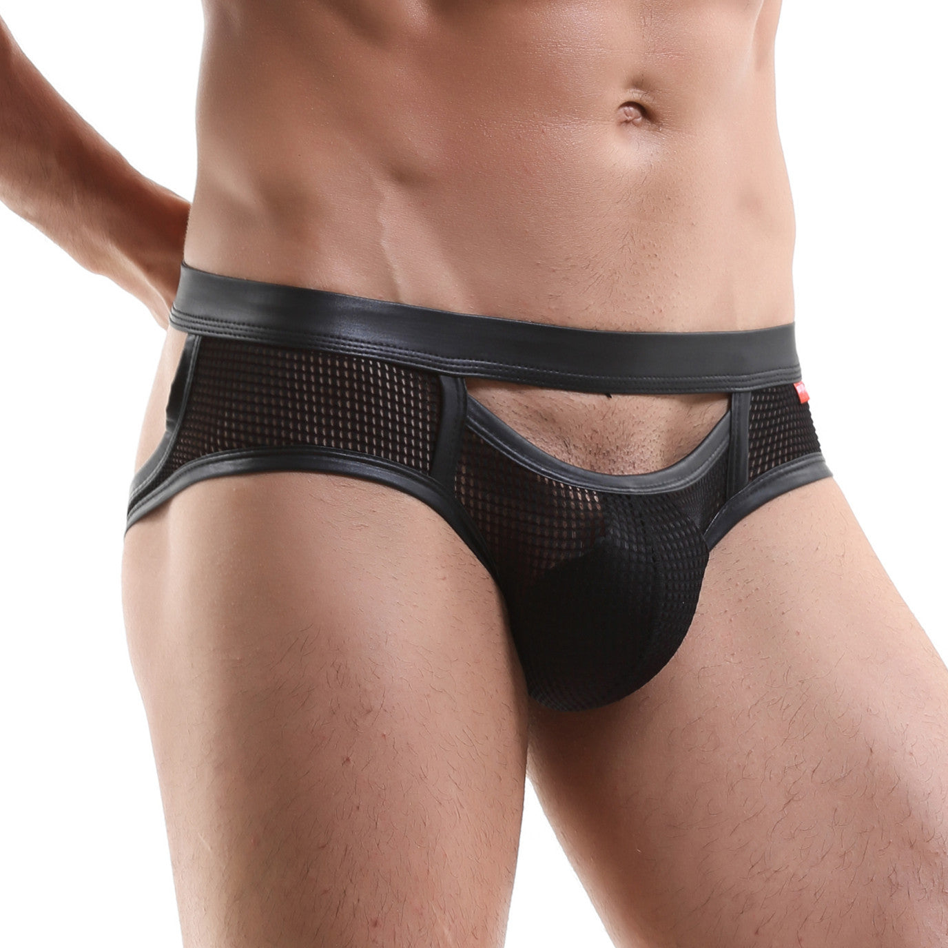 Slip double string à dos creux pour hommes