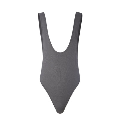European And American Nylon Rib Men's One-piece Suit