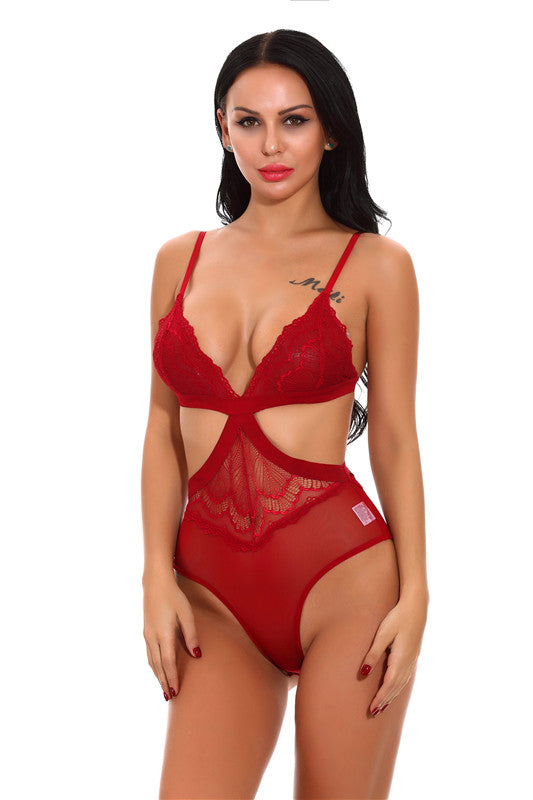 Collants dentelle femme lingerie sexy