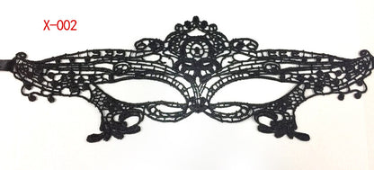 Series black lace mask