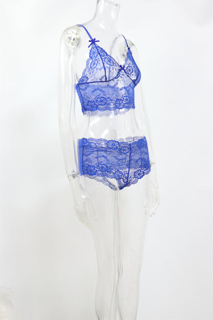 Solid Color Wireless Bralette Breathable Bra Lace Hollow Out Cutout Women Thin Underwear