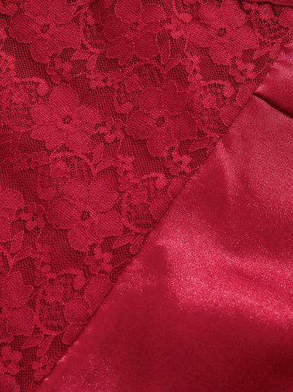 Sexy Pajamas Artificial Silk Bow Bandage Lace Sexy Lingerie Undefined