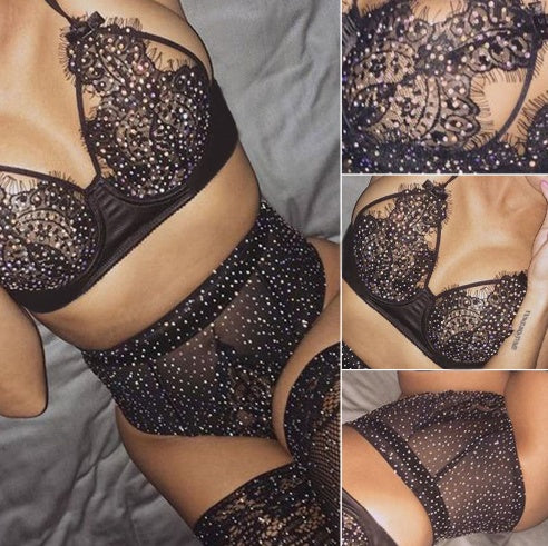 Fil de sérigraphie bourgeon à vente rapide, couture, perçage à chaud, sous-vêtements sexy, ensemble de bikini, ensemble deux pièces en Europe et aux états-unis 
