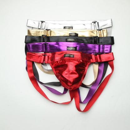 String en simili cuir pour hommes