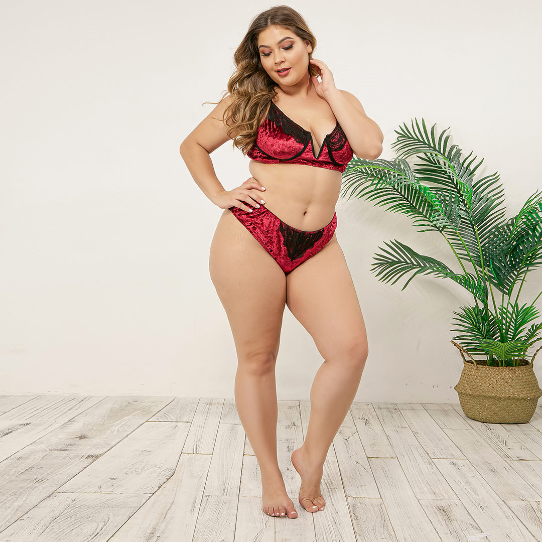 Lencería grande taille Velours 