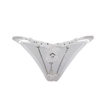 Sexy Lingerie Adult Supplies Dew Pp Rhinestone Encrusted Sexy Thong