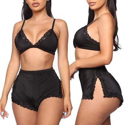 Soutien-gorge en dentelle pour femmes, vêtements de nuit sexy