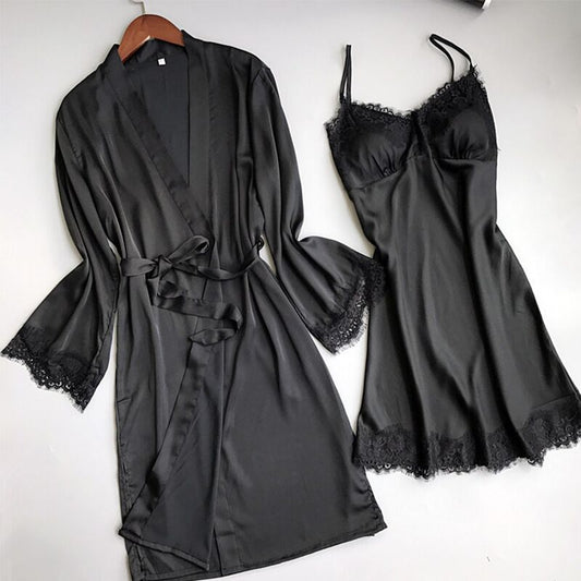 Nouvelle chemise de nuit Sexy en maille, Lingerie Sexy