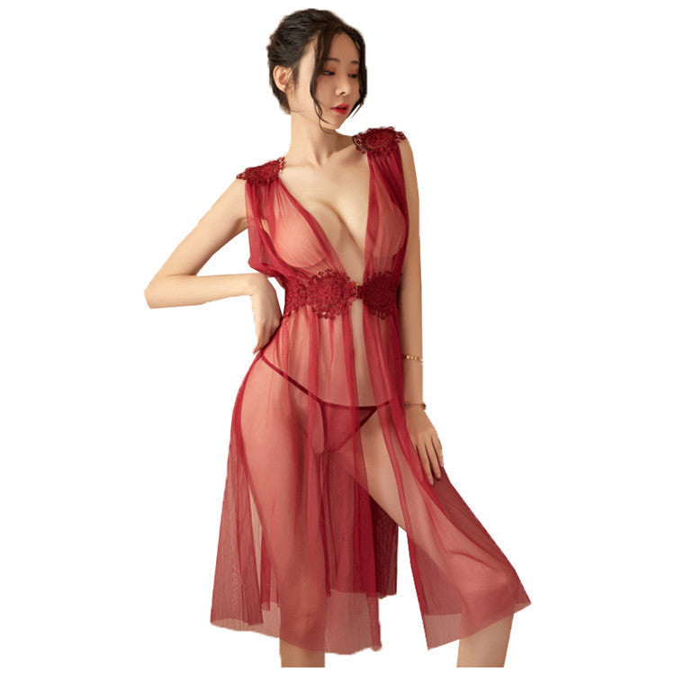 Lencería sexy transparente Pijama sexy Traje pasión