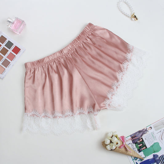 Ensemble de soutien-gorge en dentelle sexy européen et américain de couleur unie