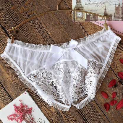 Lingerie sexy en maille transparente pour femme