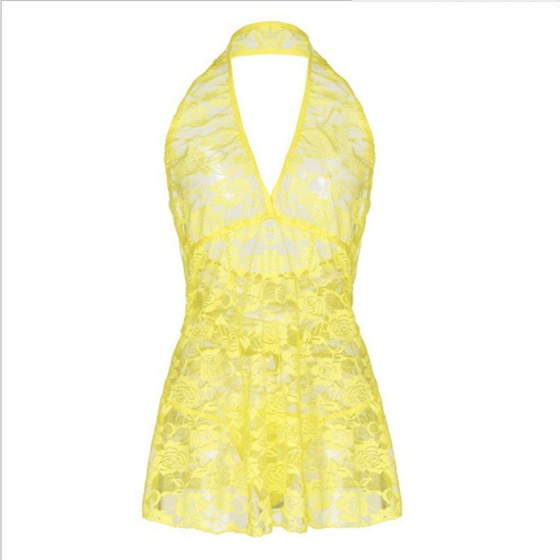 Robe en dentelle chaude pour femmes