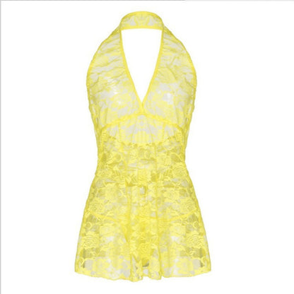 Robe en dentelle chaude pour femmes