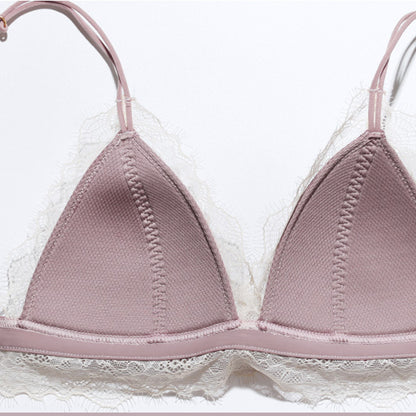 Ensemble soutien-gorge et culotte en dentelle fine pour femmes sexy