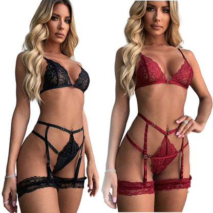 Lingerie sexy européenne et américaine nouvelle croix en dentelle sexy