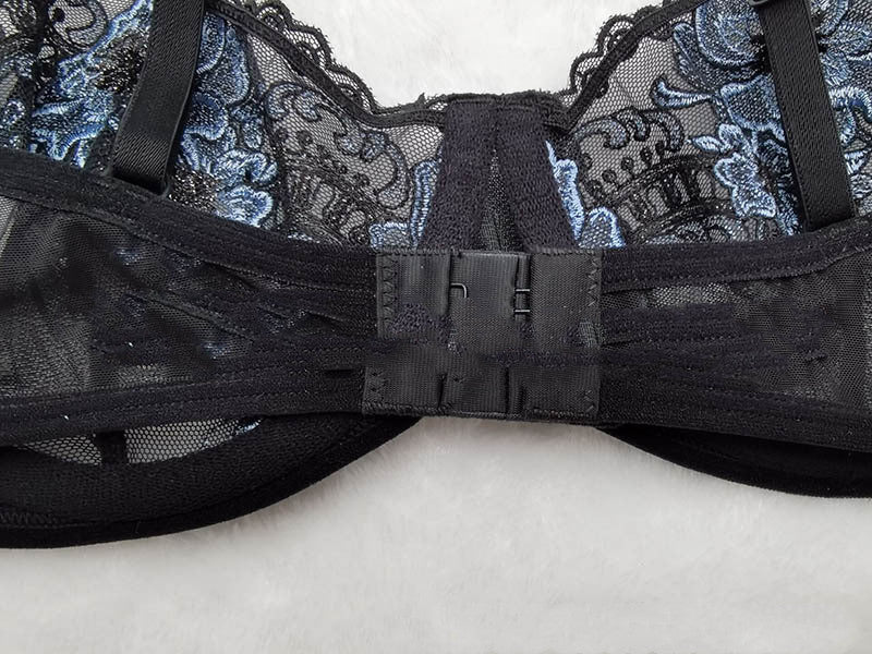 Ensemble de lingerie tentation sexy en dentelle brodée