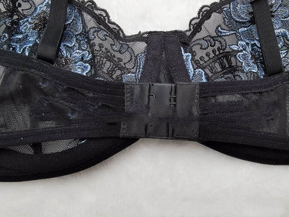Ensemble de lingerie tentation sexy en dentelle brodée