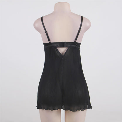 Sexy Lingerie Sexy Nightdress Suspender Skirt Lace Mesh Perspective