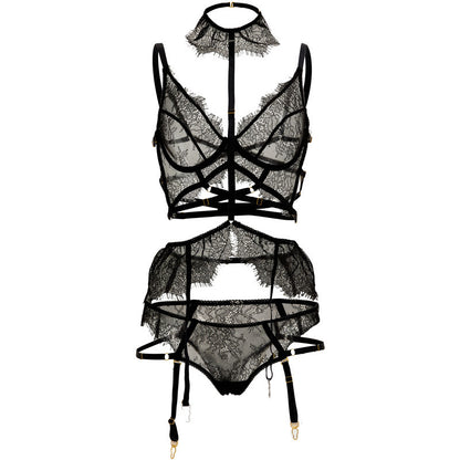 Dentelle Sexy Lingerie couture jarretière tentation suspendus cou sous-vêtements