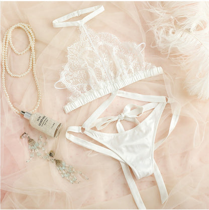 Ensemble de soutien-gorge sexy ultra-fin sans anneau en acier