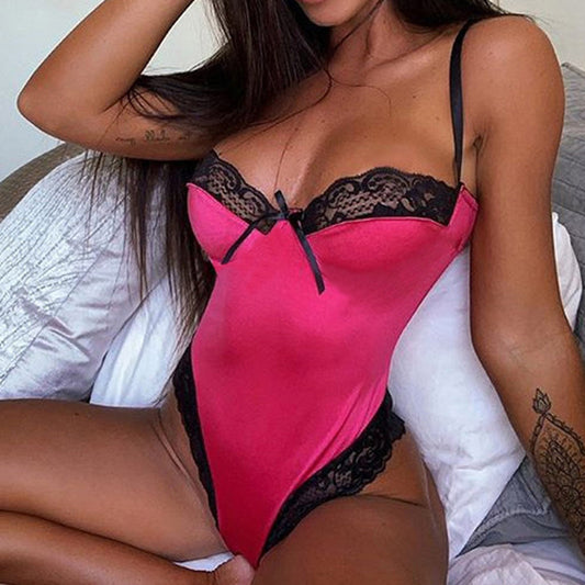 Linglace Dentelle Patchwork Lingerie Sexy Body Femme