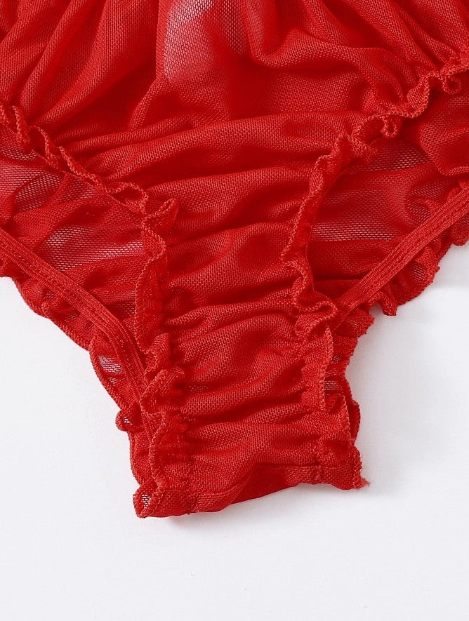 Conjunto de cabestrillo de dos piezas con un solo hombro de lencería sexy europea y americana