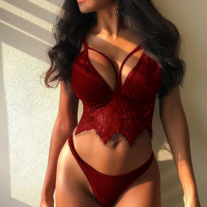 Nouveau style lingerie sexy femmes dentelle lingerie sexy