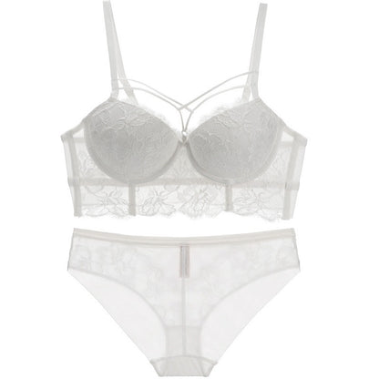 Ensemble de soutien-gorge féminin en dentelle avec soutien-gorge à armatures