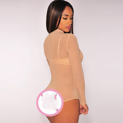 Lingerie sexy européenne et américaine en maille serrée noire