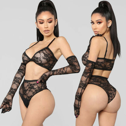 Chemise de nuit sexy en dentelle