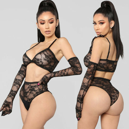 Chemise de nuit sexy en dentelle