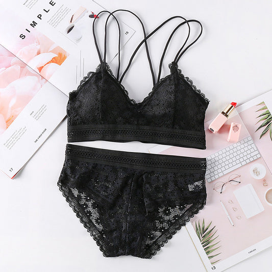 Ensemble de soutien-gorge push-up sous-vêtements sexy 