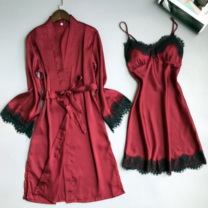 Nouvelle chemise de nuit Sexy en maille, Lingerie Sexy