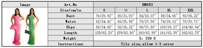 Fishbone French Print Dress Summer European And American Hot Temperament Camisole Backless Floor-length Dress HN083