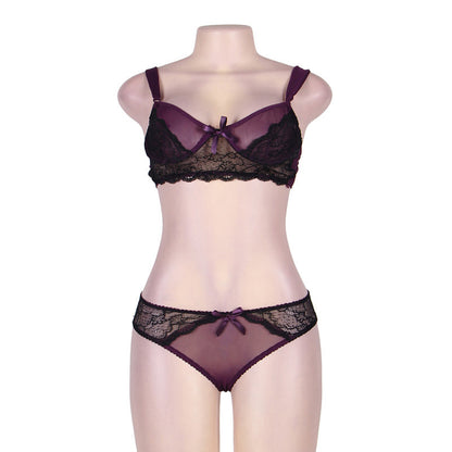 Ensemble de soutien-gorge sexy à trois points pour femme