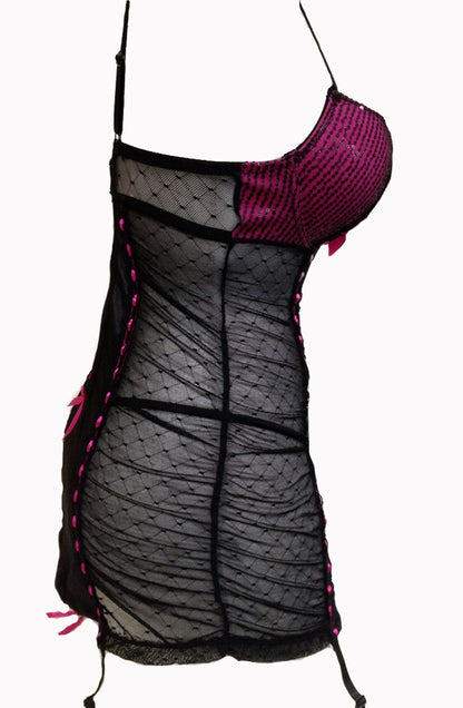 Lencería sexy para esculpir el cuerpo Pijamas sexy con tirantes para mujer