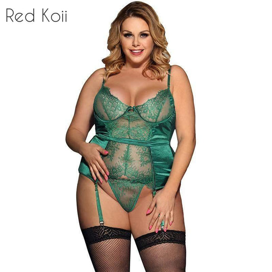 Transparente Dessous Sexy Hot Lencería de encaje sexy