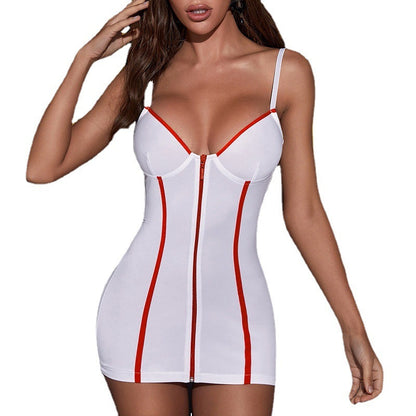 Nurse Three-piece Set Cosplay Role Play Passion Free Uniform