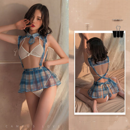 Ensemble uniforme de lingerie en maille Jk