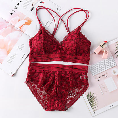 Ensemble de soutien-gorge push-up sous-vêtements sexy 