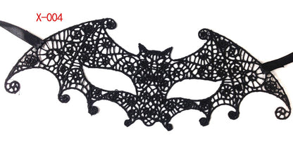 Series black lace mask
