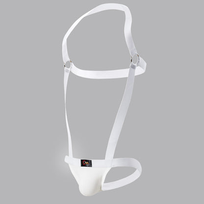 Slip sexy à bretelles intégrées pour performances sur scène pour hommes