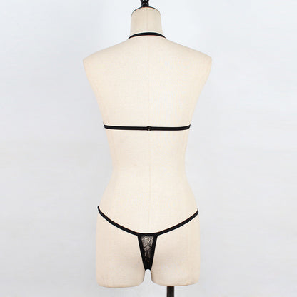 Ensemble de sous-vêtements creux sexy pour filles