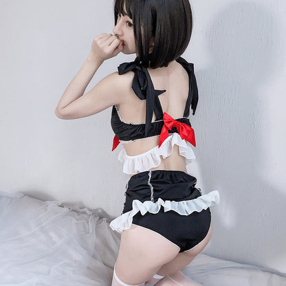 Lencería sexy lindo traje de mucama